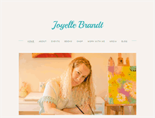 Tablet Screenshot of joyellebrandt.com